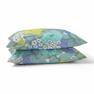 NWOT Vintage 1971 - 73 “Devonshire Garden” By Burlington House Pillow Case Set